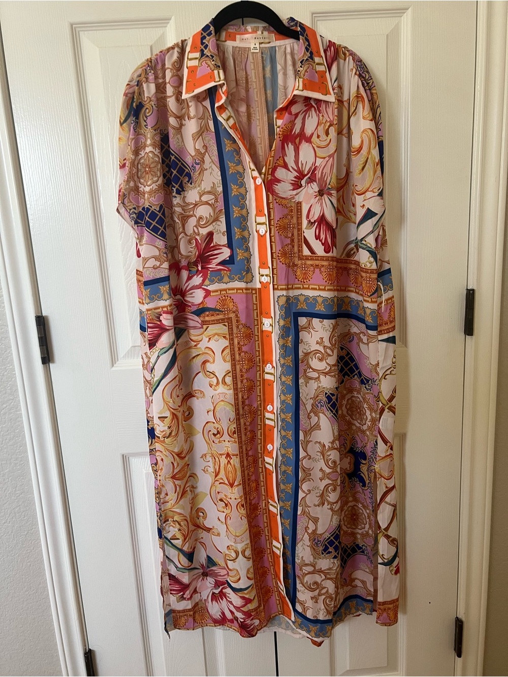 Her.. Bottari Printed Button-Front Dress